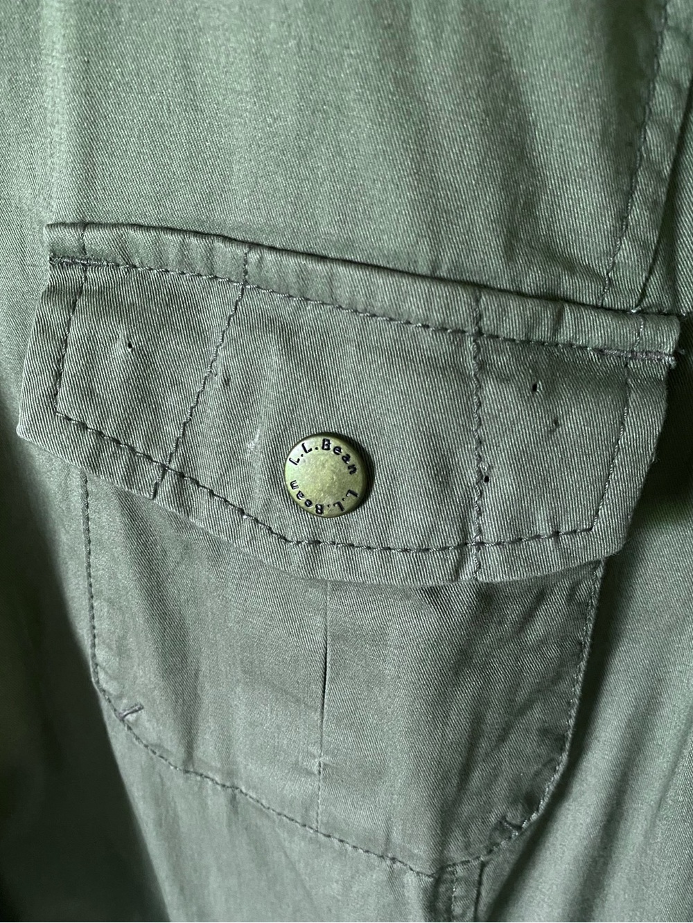L.L. Bean Women's Olive Green Beanflex Utility Jacket (Old Style) Size XL - Picture 5 of 10
